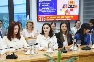 Sinh viên Nga tại Đại học Quốc gia Hà Nội (Ảnh: VNU)