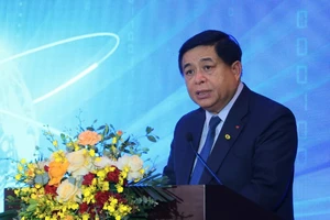 Phó Thủ Tướng Nguyễn Chí Dũng phát biểu tại sự kiện. (Ảnh: TL)