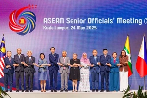 Các quan chức cao cấp (SOM) trù bị cho Hội nghị cấp cao ASEAN lần thứ 46. (Ảnh: Bộ Ngoại giao Việt Nam)