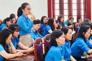 Đoàn viên, người lao động Gia Lai góp ý Luật Công đoàn (sửa đổi). Ảnh minh họa.