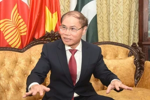 Đại sứ Việt Nam tại Pakistan Phạm Anh Tuấn (Ảnh: Báo Pakistan in the World)