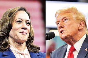 Phó Tổng thống Kamala Harris và cựu Tổng thống Donald Trump. Ảnh | AP