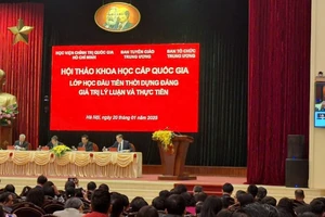 Toàn cảnh Hội thảo khoa học quốc gia “Lớp học đầu tiên thời dựng Đảng - Giá trị lý luận và thực tiễn”