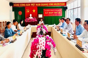 Quang cảnh kỳ họp thứ 28 của Ủy ban Kiểm tra Thành ủy Cần Thơ.
