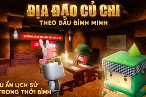 Nhóm tác giả trẻ (từ 14-27 tuổi) tái hiện Địa đạo Củ Chi trong game Mini World.