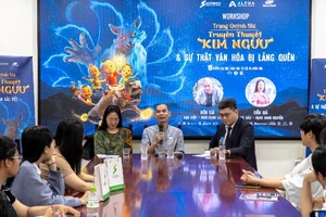Buổi workshop chuyên đề về phim hoạt hình diễn ra sôi nổi.