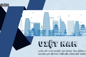 Việt Nam luôn lấy con người làm trung tâm, động lực, nguồn lực để phát triển bền vững đất nước.