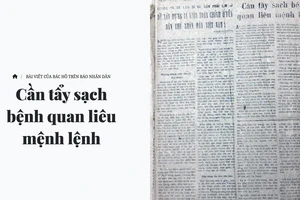 Cần tẩy sạch bệnh quan liêu mệnh lệnh (*)