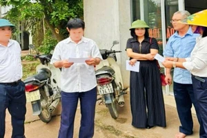 Cán bộ huyện Phú Bình làm công tác giải phóng mặt bằng ngày thứ bảy, chủ nhật.