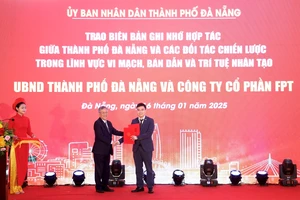 Tập đoàn FPT trở thành đối tác chiến lược với TP Đà Nẵng trong lĩnh vực vi mạch bán dẫn và trí tuệ nhân tạo.