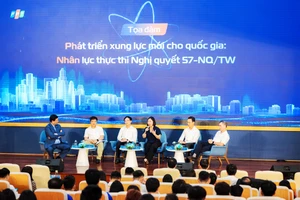 Diễn đàn Phát triển xung lực mới cho quốc gia: Nhân lực thực thi Nghị quyết 57-NQ/TW.