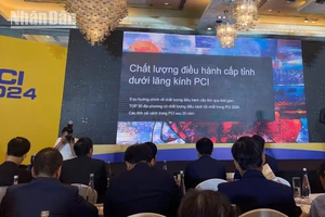 Lễ công bố bảng xếp hạng chỉ số năng lực cạnh tranh cấp tỉnh năm 2024. (Nguồn: Sở Tài chính tỉnh Lạng Sơn)