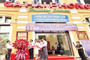 Ga Hải Phòng trở thành điểm du lịch.