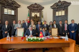 Lễ ký kết diễn ra ngày 12/5/2025 tại thành phố Vila Nova de Gaia (Bồ Đào Nha).