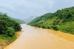 Sông Mã, đoạn huyện qua Quan Hóa. (Ảnh: baothanhhoa.vn)