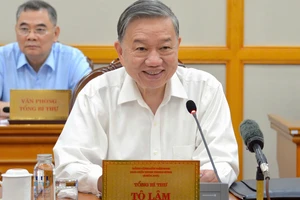 Tổng Bí thư Tô Lâm chủ trì buổi họp.