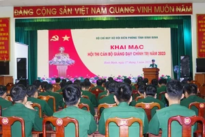 Quang cảnh hội thi.