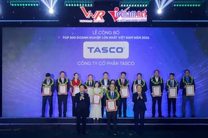 Tasco được vinh danh Top 500 doanh nghiệp lớn nhất Việt Nam 