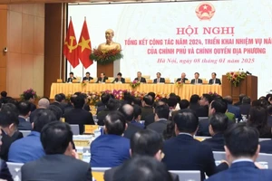 Hội nghị trực tuyến toàn quốc tổng kết công tác năm 2024, triển khai nhiệm vụ năm 2025 của Chính phủ và chính quyền địa phương (Ảnh minh họa: TRẦN HẢI).