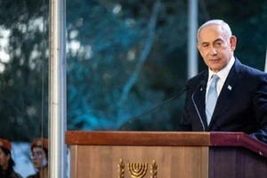 Thủ tướng Israel Benjamin Netanyahu phát biểu tại Jerusalem. (Ảnh: Getty Images/TTXVN)