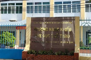 Cơ quan cảnh sát điều tra đã khởi tố, bắt tạm giam 3 bị can trong vụ án xảy ra tại Trường Năng khiếu Thể dục thể thao tỉnh Bến Tre. (Ảnh: HOÀNG TRUNG)