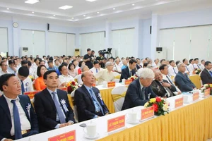 Các đại biểu dự lễ kỷ niệm 70 năm thành lập Công ty Than Hòn Gai-TKV.