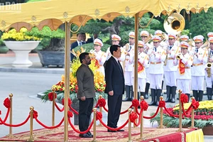 Chủ tịch nước Lương Cường chủ trì Lễ đón cấp Nhà nước Tổng thống Sri Lanka Anura Kumara Dissanayaka.