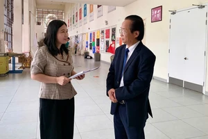 Phó Chủ tịch Hội Hữu nghị và Hợp tác Việt Nam-Pháp, Nguyễn Lân Trung. (Ảnh: Minh Hạnh)