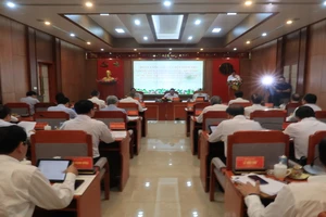 Quang cảnh hội nghị. (Ảnh: PHONG NGUYÊN) 