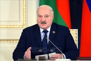 Tổng thống Belarus Alexander Lukashenko tại cuộc họp ở Saint Petersburg, Nga ngày 29/1/2024. (Ảnh: AFP/TTXVN)