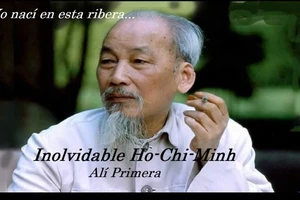 Bài hát “Mãi mãi Hồ Chí Minh” (Inolvidable Ho Chi Minh) do cố nghệ sĩ nhân dân Venezuela Ali Primera sẽ được biểu diễn tại chương trình nghệ thuật “Mãi mãi Hồ Chí Minh”. (Ảnh: Đại sứ quán Việt Nam tại Venezuela)
