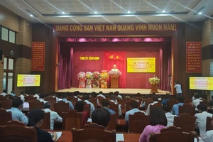 Quang cảnh buổi lễ.