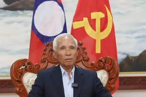 Ông Khamphanh Pheuiyavong, Bí thư Trung ương Đảng, Trưởng ban Tuyên huấn Trung ương Đảng Nhân dân cách mạng Lào. (Ảnh: TTXVN)