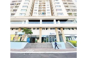 Một chung cư trên địa bàn Quận 7.