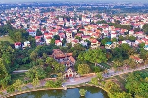 Diện mạo huyện Đông Anh ngày càng khang trang, hiện đại. 