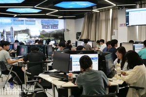 Một lớp học công nghệ cao tại Trường Đại học Kỹ thuật và Nghề nghiệp Thâm Quyến.