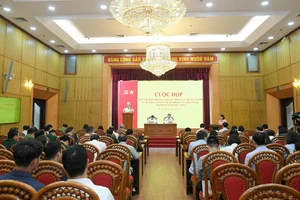 Toàn cảnh cuộc họp. (Ảnh: THẾ ĐẠI)