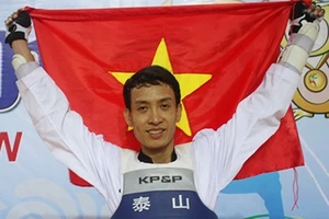 võ sĩ Lê Quỳnh Châu đã xuất sắc giành huy chương vàng.