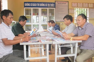 Thư viện thôn Đông Đình - thành quả của phong trào Đảng viên đi đầu học tập và làm theo lời Bác. 