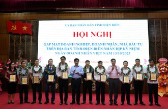 Điện Biên vinh danh doanh nghiệp có nhiều đóng góp trong đầu tư phát triển kinh tế-xã hội