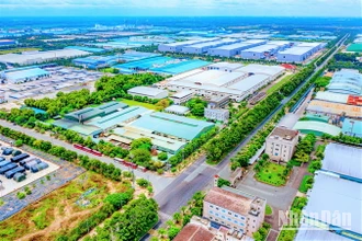 Một khu công nghiệp do Tổng Công ty Sonadezi đầu tư ở Đồng Nai.