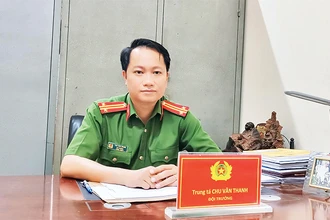 Trung tá Chu Văn Thanh.