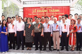 [Ảnh] Thủ tướng Phạm Minh Chính dự Lễ khánh thành công trình cải tạo, nâng cấp Bảo tàng tỉnh Hà Giang