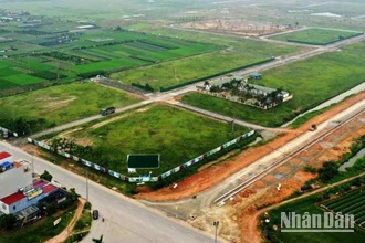 Nhiều dự án tại huyện Mê Linh chậm triển khai. (Ảnh: Ngọc Anh)