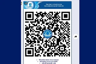 Cảnh báo Mã QR lừa đảo, giả danh đơn vị cấp nước 