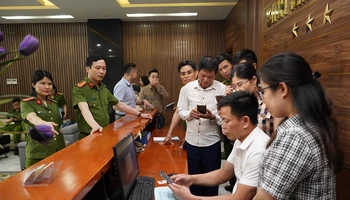 Triển khai thực hiện mô hình thông báo lưu trú qua phần mềm ASM tại cơ sở kinh doanh lưu trú tại thị xã Duy Tiên.