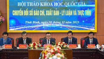 [Ảnh] Hội thảo khoa học quốc gia “Chuyển đổi số báo chí, xuất bản - Lý luận và thực tiễn”