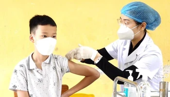 Tiêm vaccine phòng Covid-19 cho trẻ 5 đến dưới 12 tuổi ở thành phố Hải Dương.