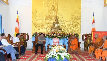 Thủ tướng Phạm Minh Chính chúc mừng Hội Đoàn kết sư sãi yêu nước tỉnh Trà Vinh nhân dịp Lễ Sen Dolta năm 2023.