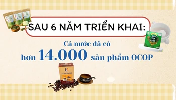 [Infographic] 6 năm triển khai, cả nước có hơn 14.000 sản phẩm OCOP